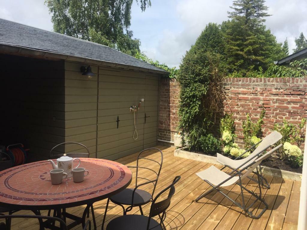 Maison De Charme Beaumont, Proche Deauville Exterior foto